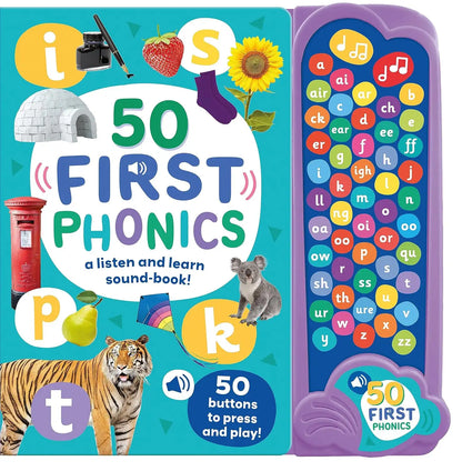 50 First Phonics : A Listen and Learn Sound Book