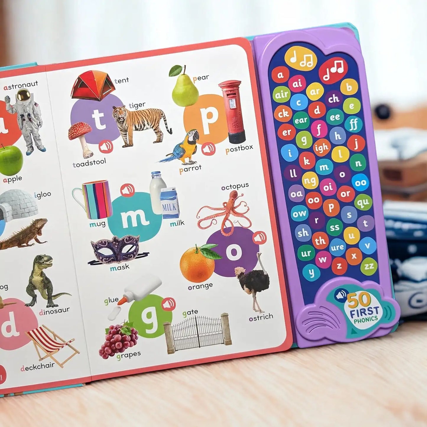 50 First Phonics : A Listen and Learn Sound Book – Books and You