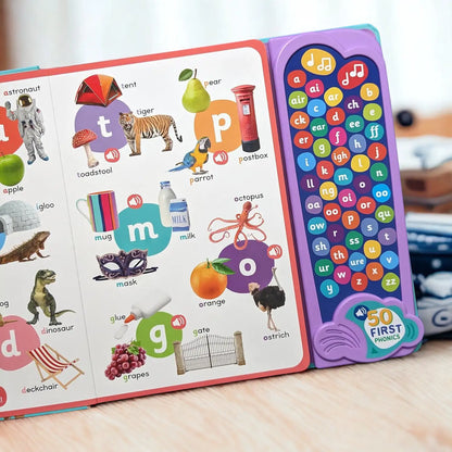 50 First Phonics : A Listen and Learn Sound Book