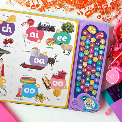 50 First Phonics : A Listen and Learn Sound Book