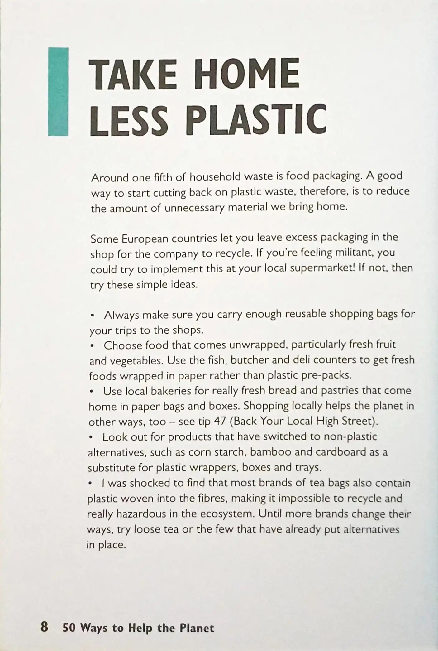 50 Ways to Help the Planet