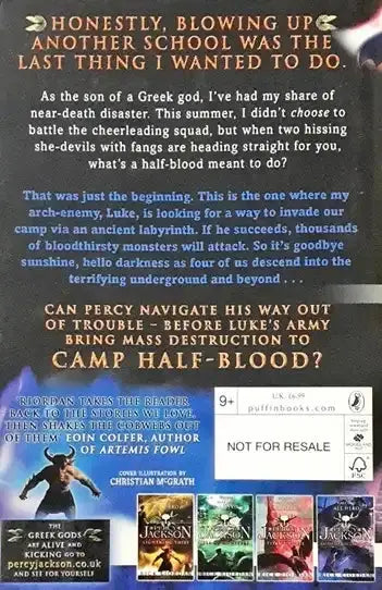 Percy Jackson and the Battle of the Labyrinth Percy Jackson and the Olympians Book 4 (P) - Image #2