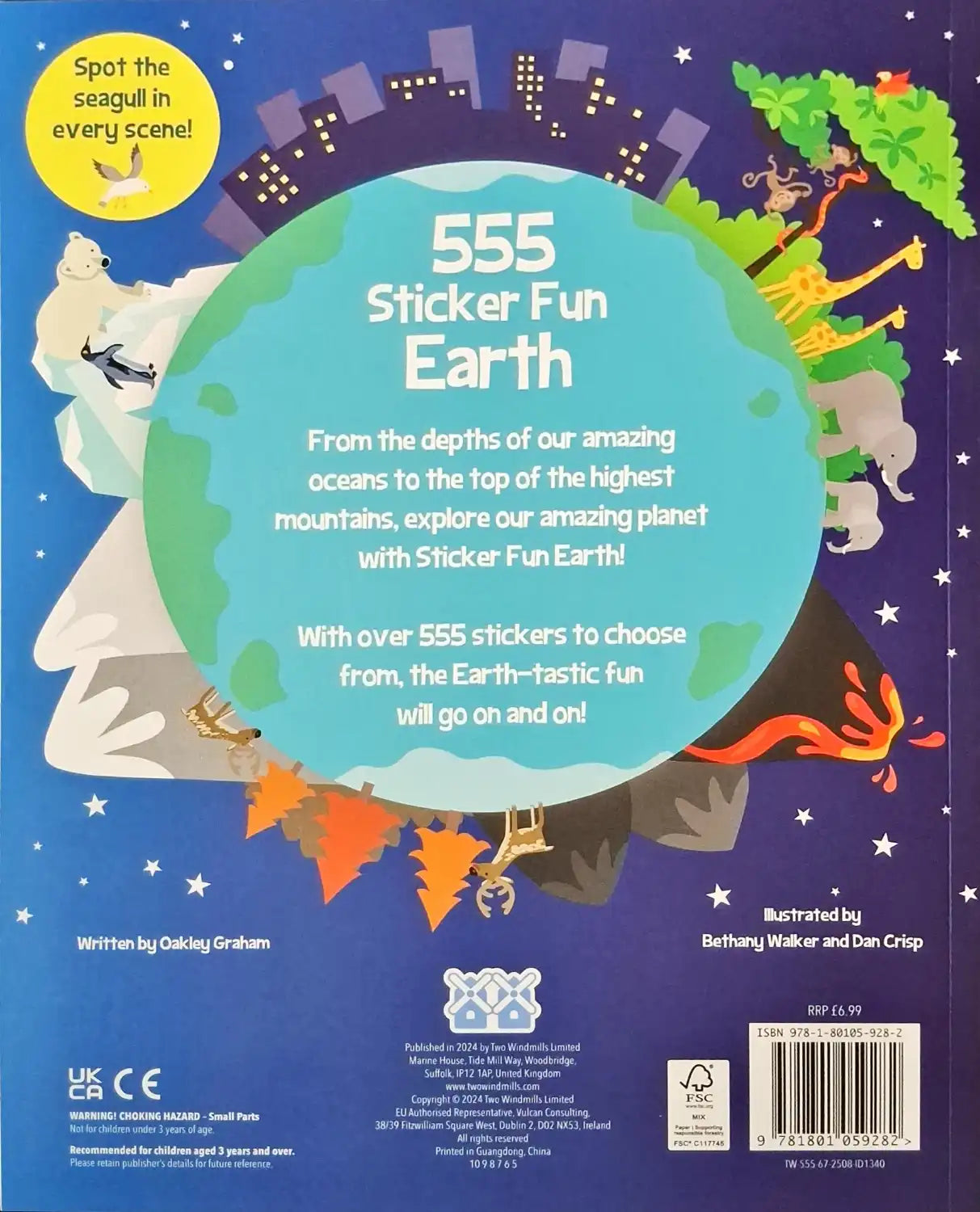 555 Sticker Fun Earth