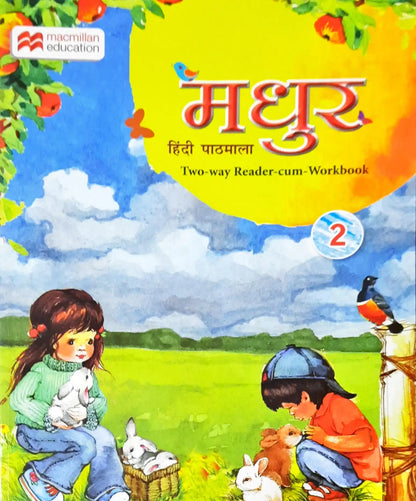 Madhur Hindi Pathmala Class 2 - Hindi English Two Way Reader cum Workbook