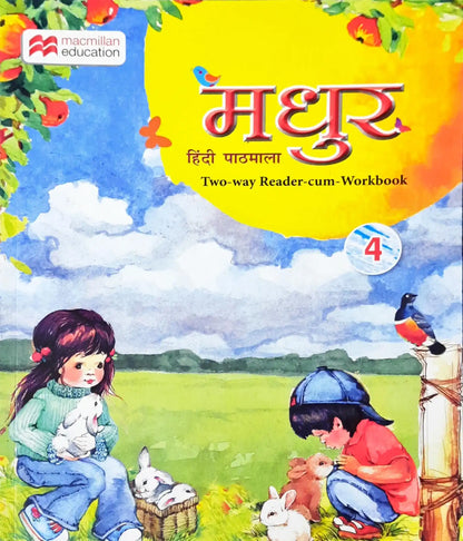 Madhur Hindi Pathmala Class 4 - Hindi English Two Way Reader cum Workbook