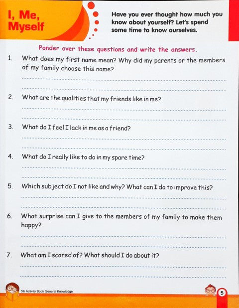 5th Activity Book General Knowledge (7+)