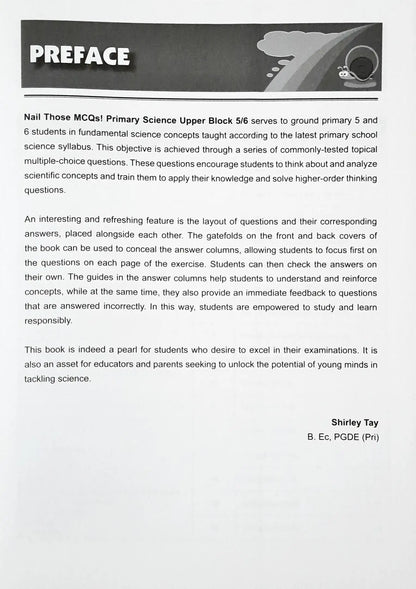 SAP Nail Those MCQs! Primary Science Upper Block 5/6