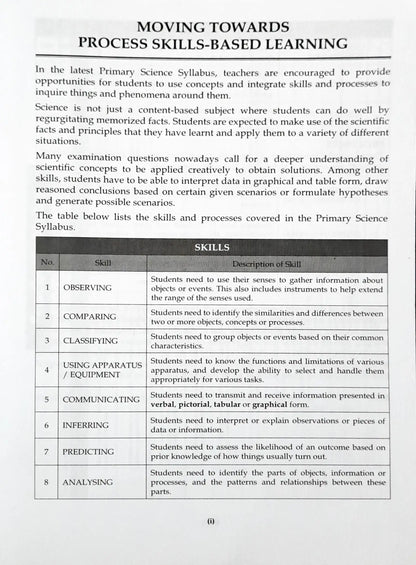 SAP Science Process Skills Lower Block 3/4