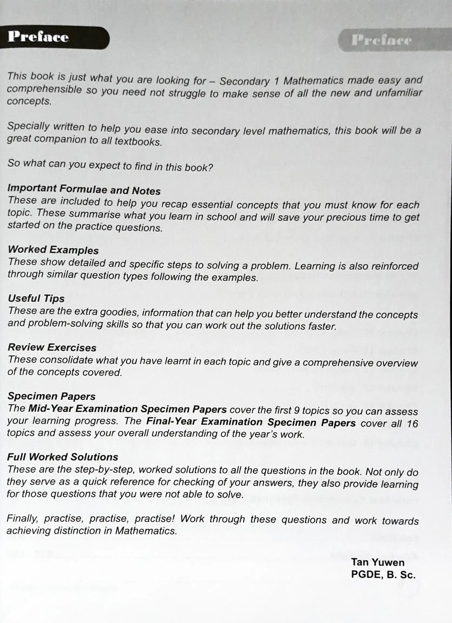 SAP Be Great at Mathematics for Secondary 1