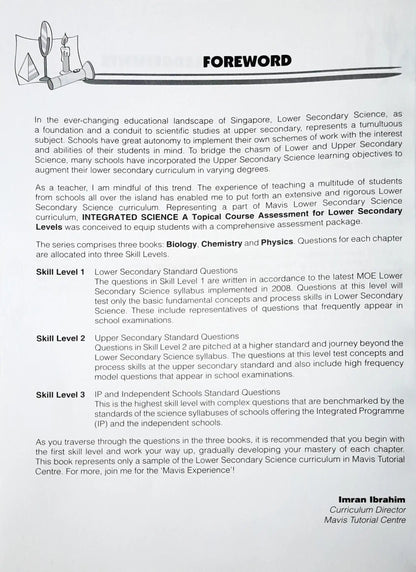 SAP Science @ Mavis Integrated Science Physics