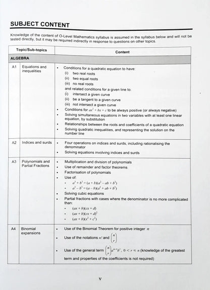 FBP Complete Guide With Practice to Additional Mathematics O Level