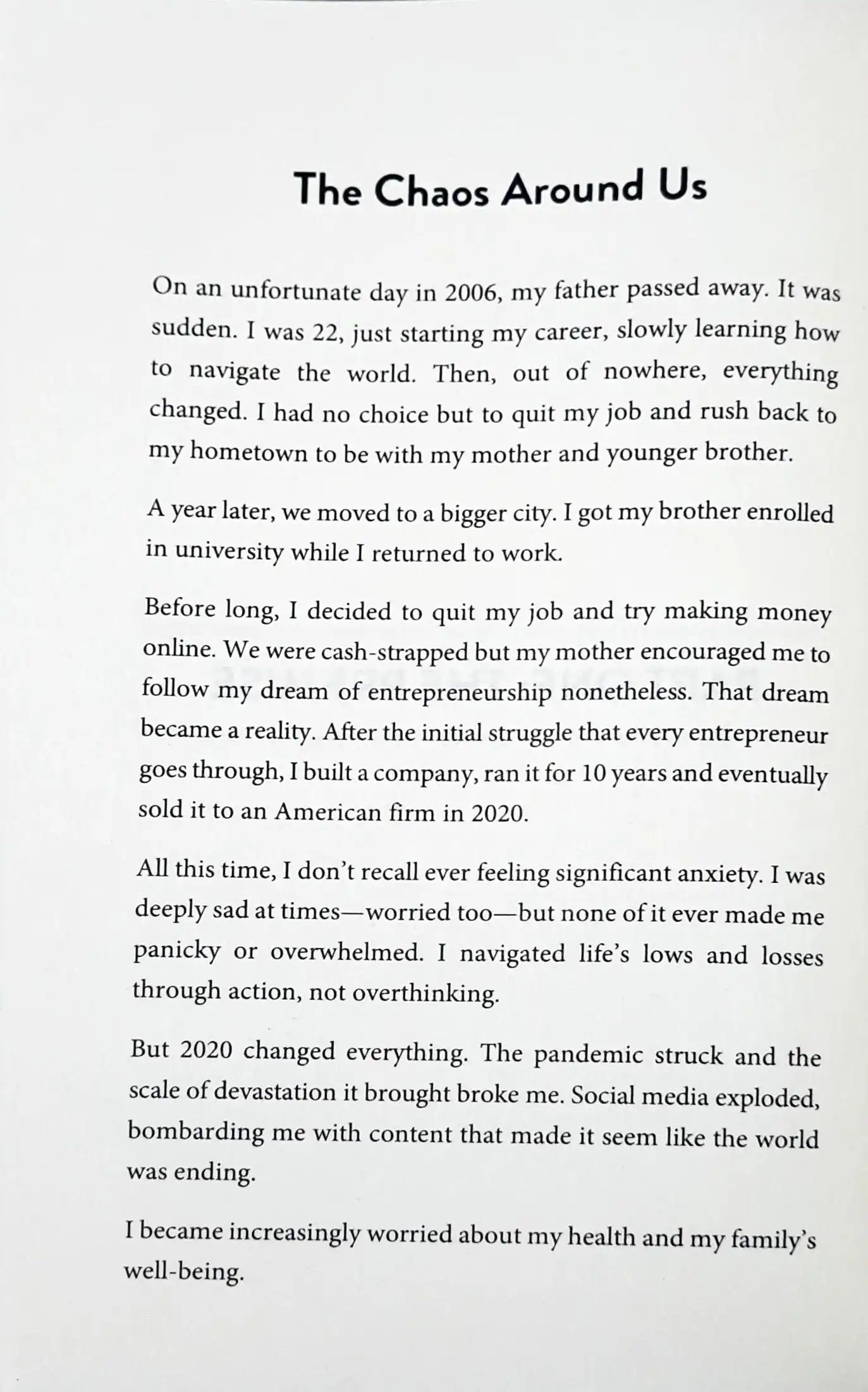 7 Rules for a Calm Mind in a Chaotic World