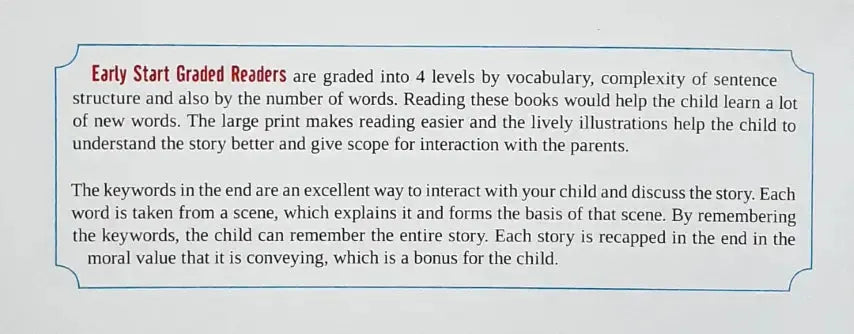 Early Start Graded Readers Level 1 The Fox And The Crow Moral Based Stories With Keywords - Image #2