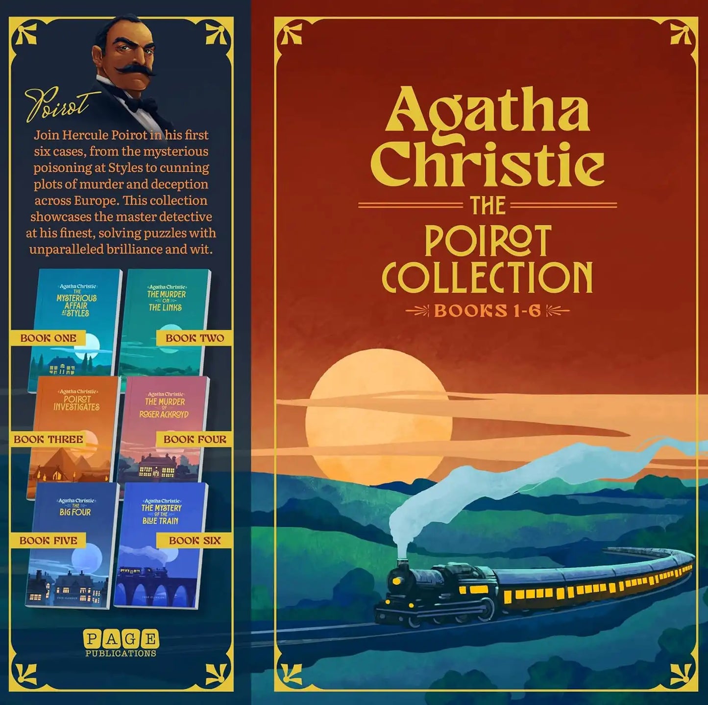 Agatha Christie Poirot Collection Boxset : Books 1 to 6