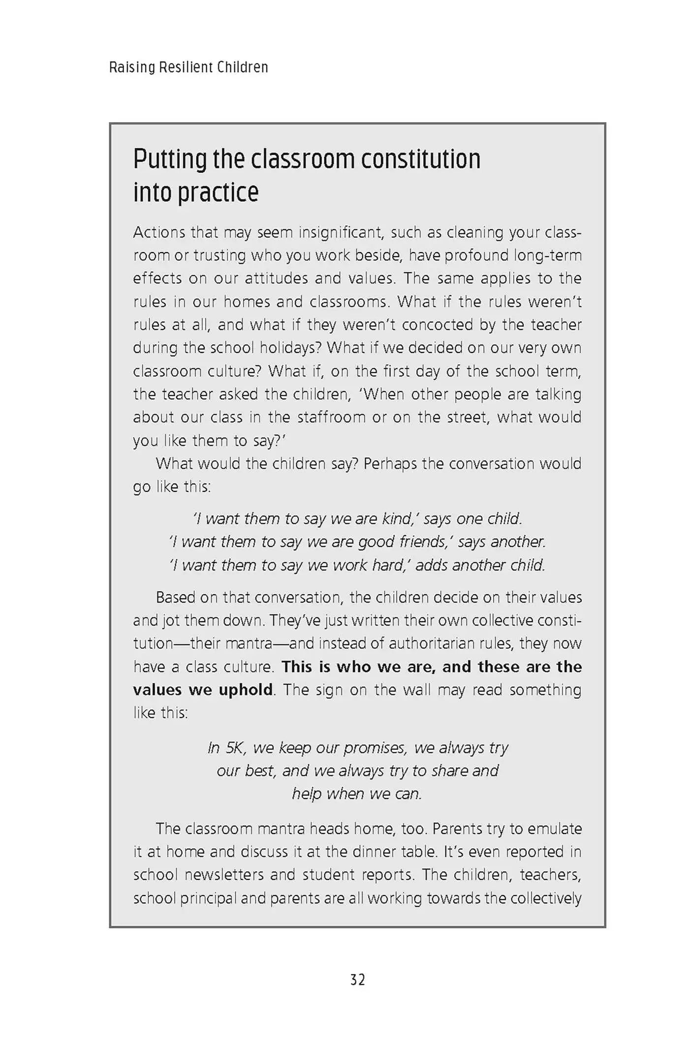 Raising Resilient Children