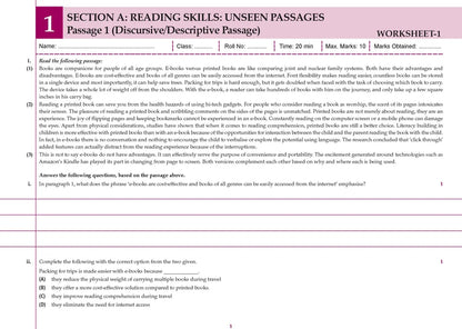 Oswaal CBSE Workbook Class 9 English R1 | aligned with NCERT Kaveri | 2027 Exam
