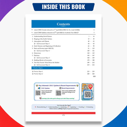 Oswaal CBSE Class 9 Social Science Part-1 Question Bank Chapter-wise & Topic-wise | Based on new NCERT Textbook Understanding Society India & Beyond