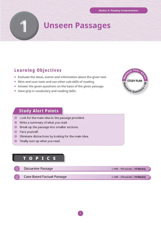 Oswaal CBSE Question Bank Chapterwise and Topicwise SOLVED PAPERS Class 10 English Language and Literature | For Exam 2026