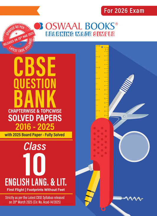 Oswaal CBSE Mega Study Pack - For Class 10 (For 2026 Exam)