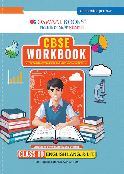 Oswaal CBSE Workbook Class 10 English Lan. & Lite. (Updated as per NCF)