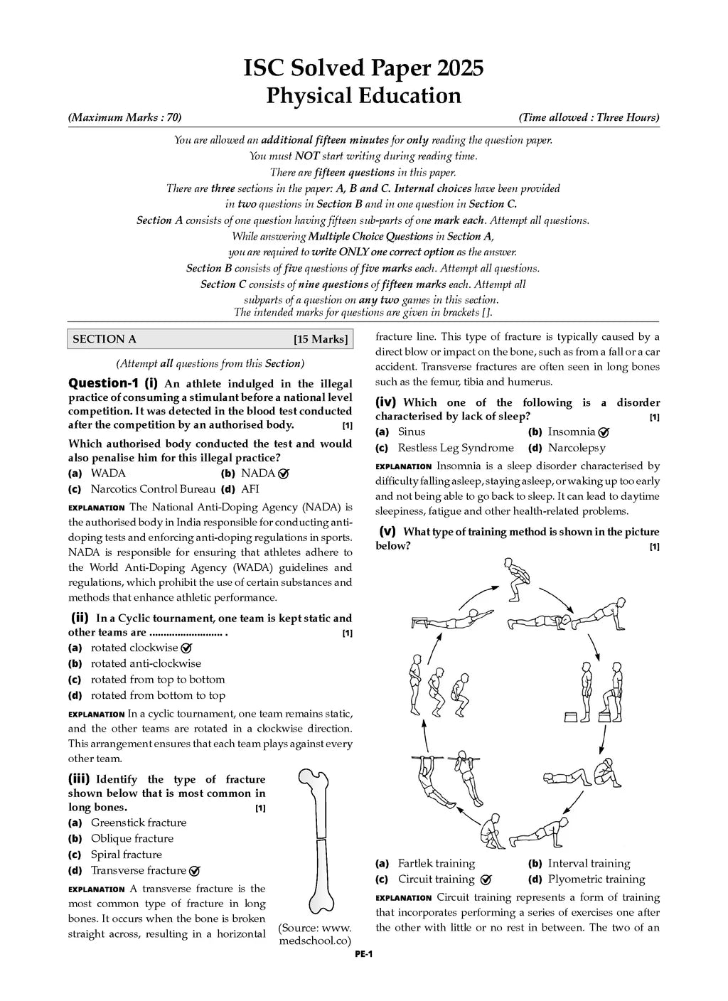 Oswaal ISC 10 Previous Years' Solved papers year-wise 2015-2025, Class 12, Science PCB: Physics, Chemistry, Biology, English 1, English 2, Hindi, Computer science, Physical Education