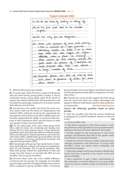 Oswaal CBSE Question Bank Class 12 Set of 4 Books | English Core | History | Political Science | Geography | Chapterwise & Topicwise Solved Papers | For 2026 Board Exams