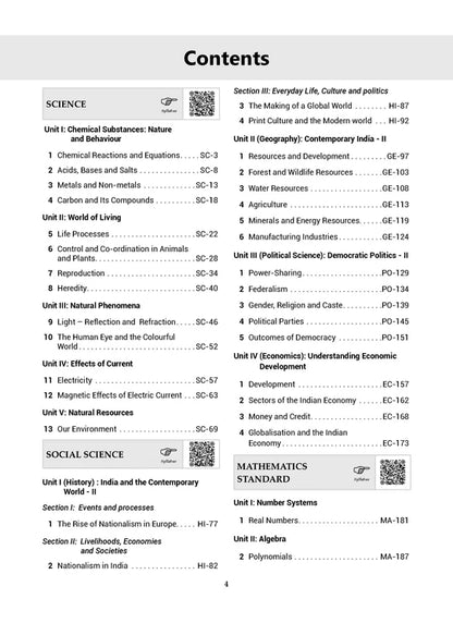 Oswaal CBSE Competency Focused Questions Chapter-wise Class 10: Maths, Science, Social Science