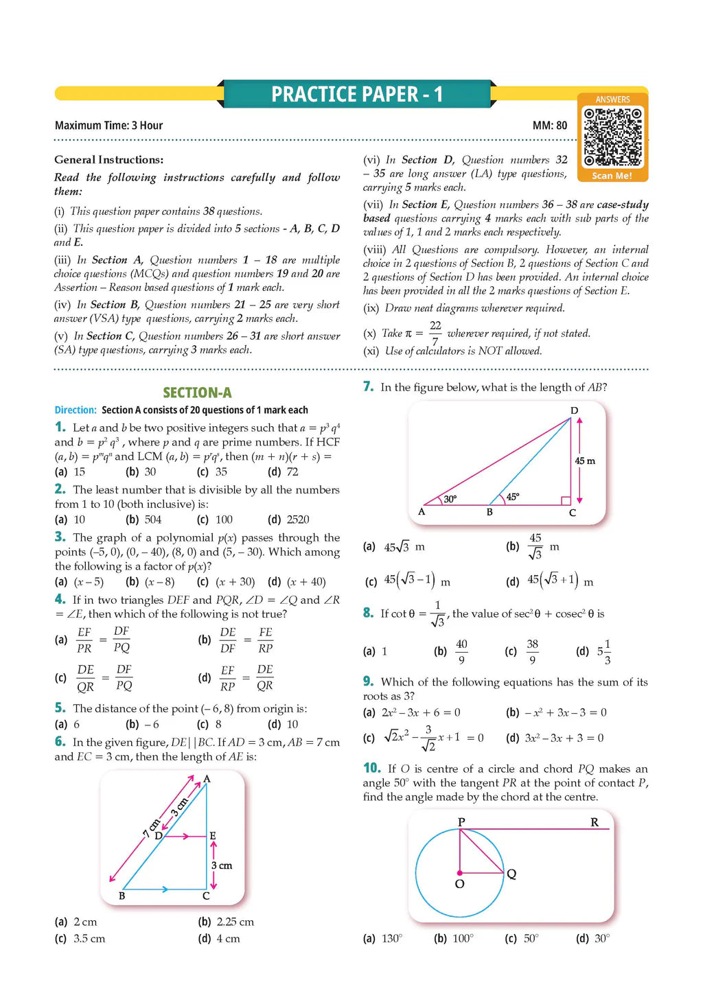 CBSE Question Bank Class 10 Set of 3 Books Maths Standard, Science & Social Science Chapterwise & Topicwise Solved Papers For 2026 Board Exams