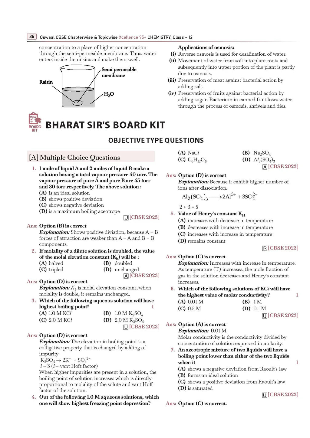 Oswaal CBSE Xcellence 95+ | English, Physics And Chemistry Class 12 (Set of 3)