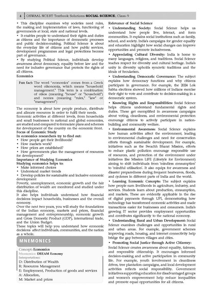 Oswaal CBSE NCERT Class 9 Textbook Solutions Social Science - Understanding Society India and Beyond | New Edition
