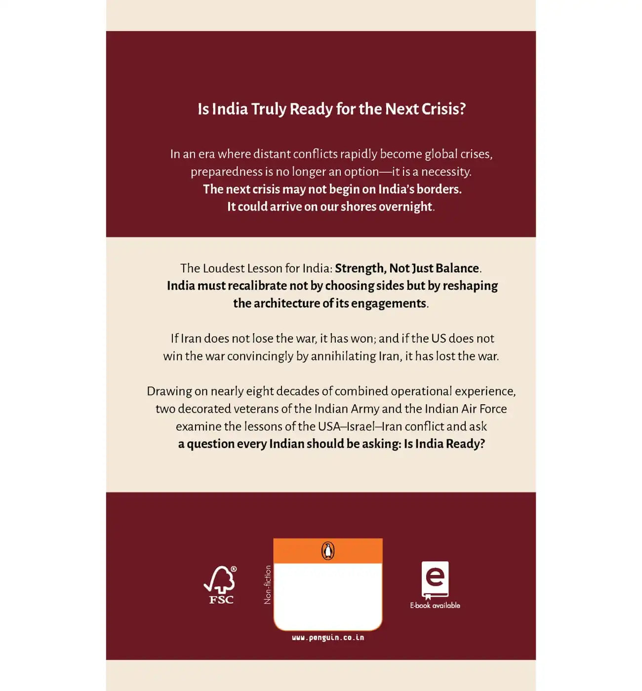 Is India Ready for the Next Crisis? The USA-Israel-Iran Conflict | Hardcover