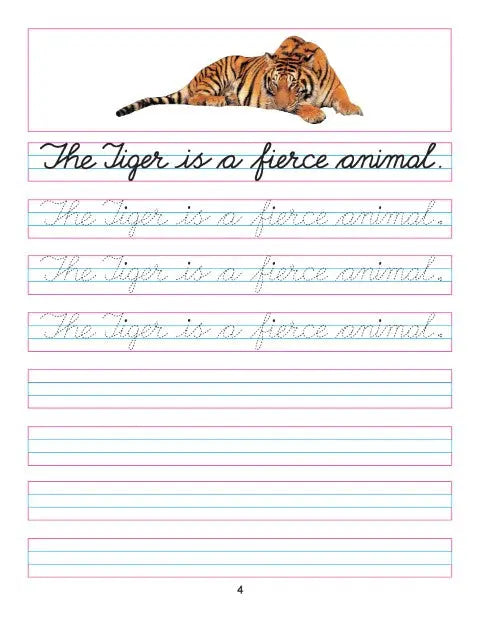 Cursive Writing Book Sentences Part 5 - Image #5