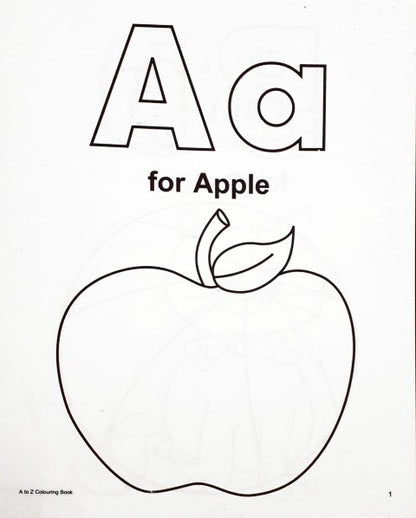 A to Z Colouring Book