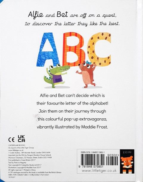 Alfie and Bet's ABC A Pop Up Alphabet Book