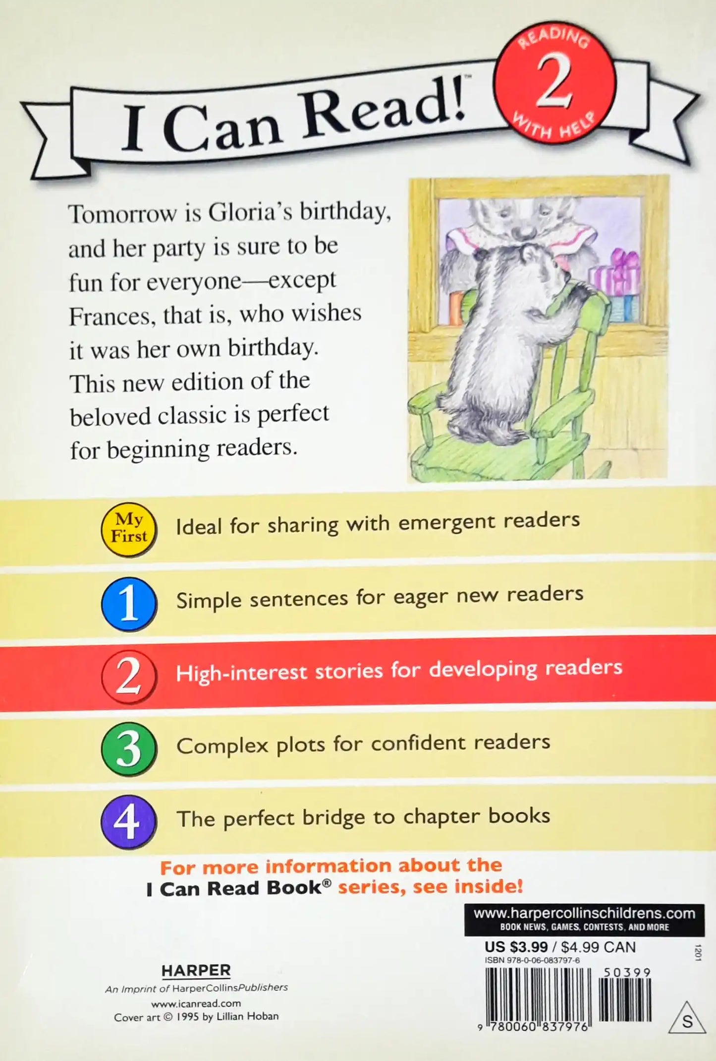 A Birthday for Frances : I Can Read Level 2 (P)