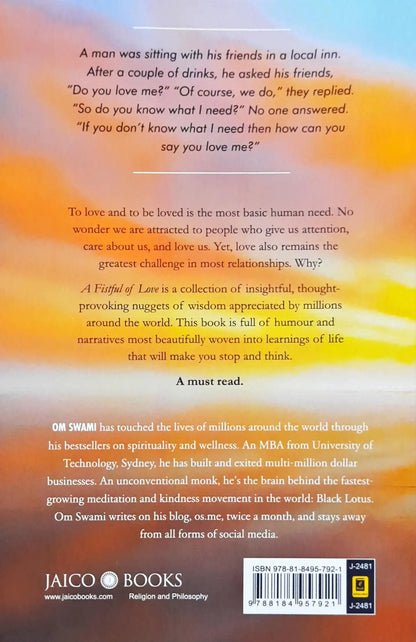 A Fistful of Love : Wisdom and Humour from a Monk's Bowl