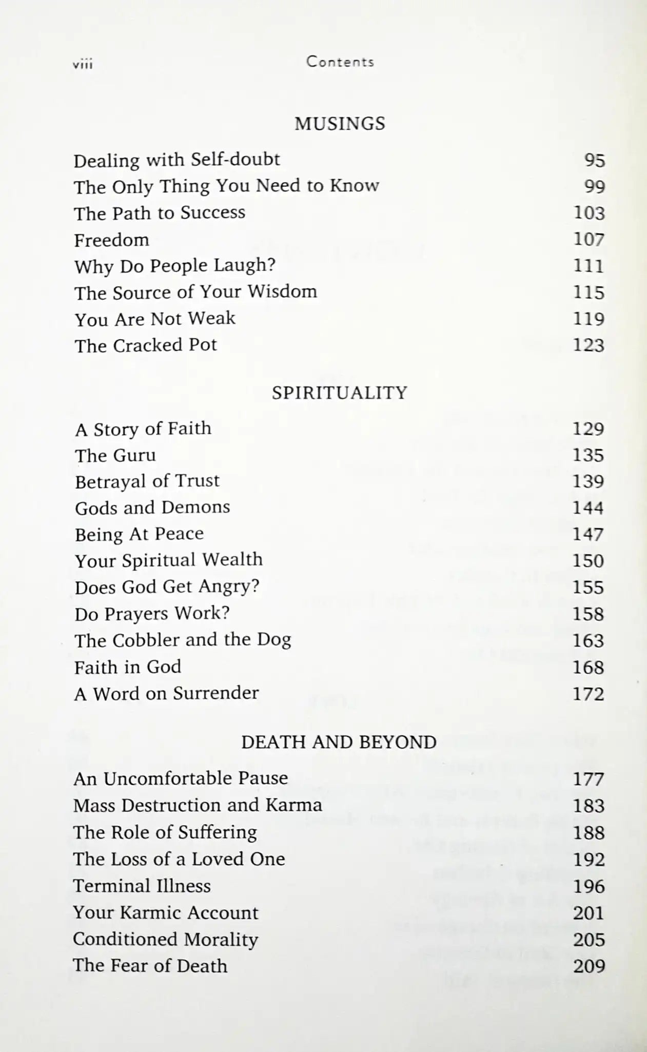 A Fistful of Wisdom : A Monk's Light Musings on Life's Serious Stuff