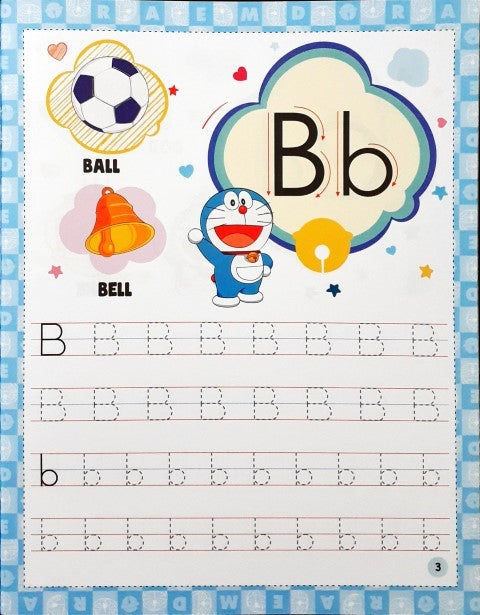 Alphabets Activity Book With Doraemon