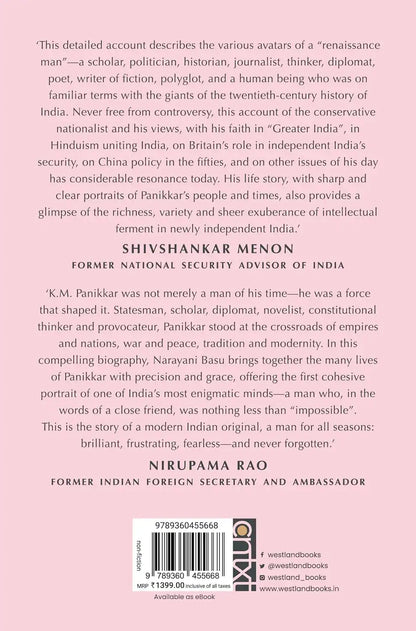 A Man For All Seasons : The Life Of K.M. Panikkar | Hardcover