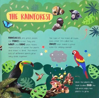Little Wonders Habitats From All Around The World A Mega Flap Fact Book