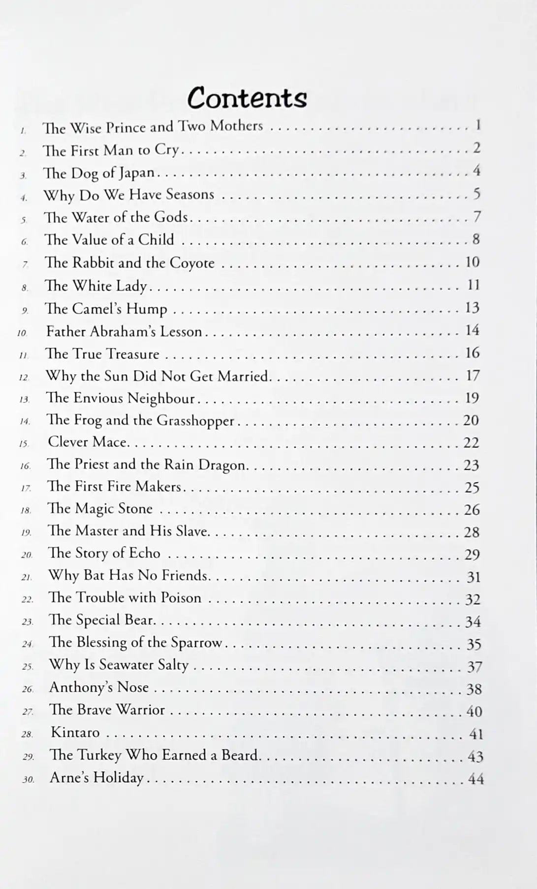 Timeless Fables : The Dog of Japan and Other Stories (60 Stories)