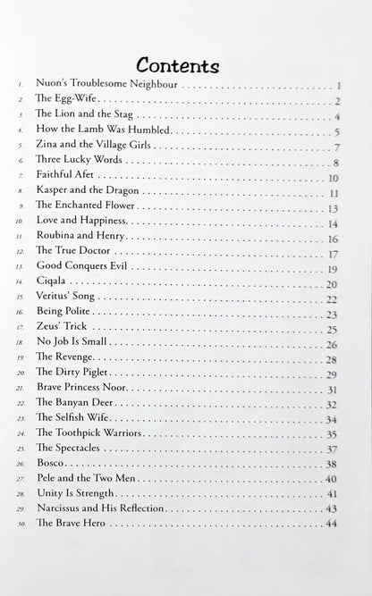 Timeless Fables : Three Lucky Words and Other Stories (60 Stories)