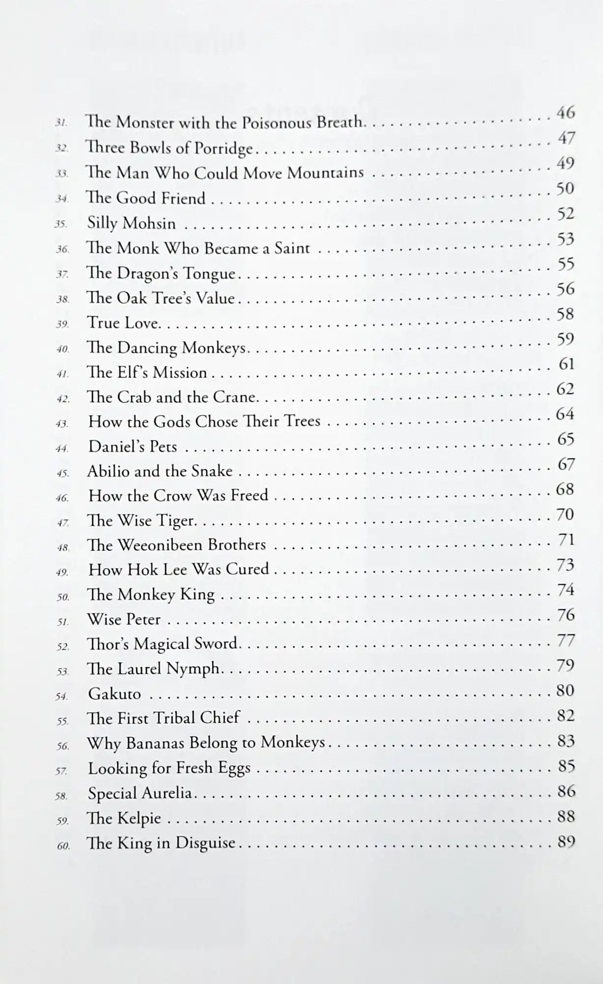 Timeless Fables : Three Lucky Words and Other Stories (60 Stories)