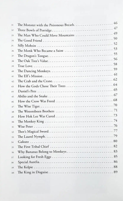 Timeless Fables : Three Lucky Words and Other Stories (60 Stories)