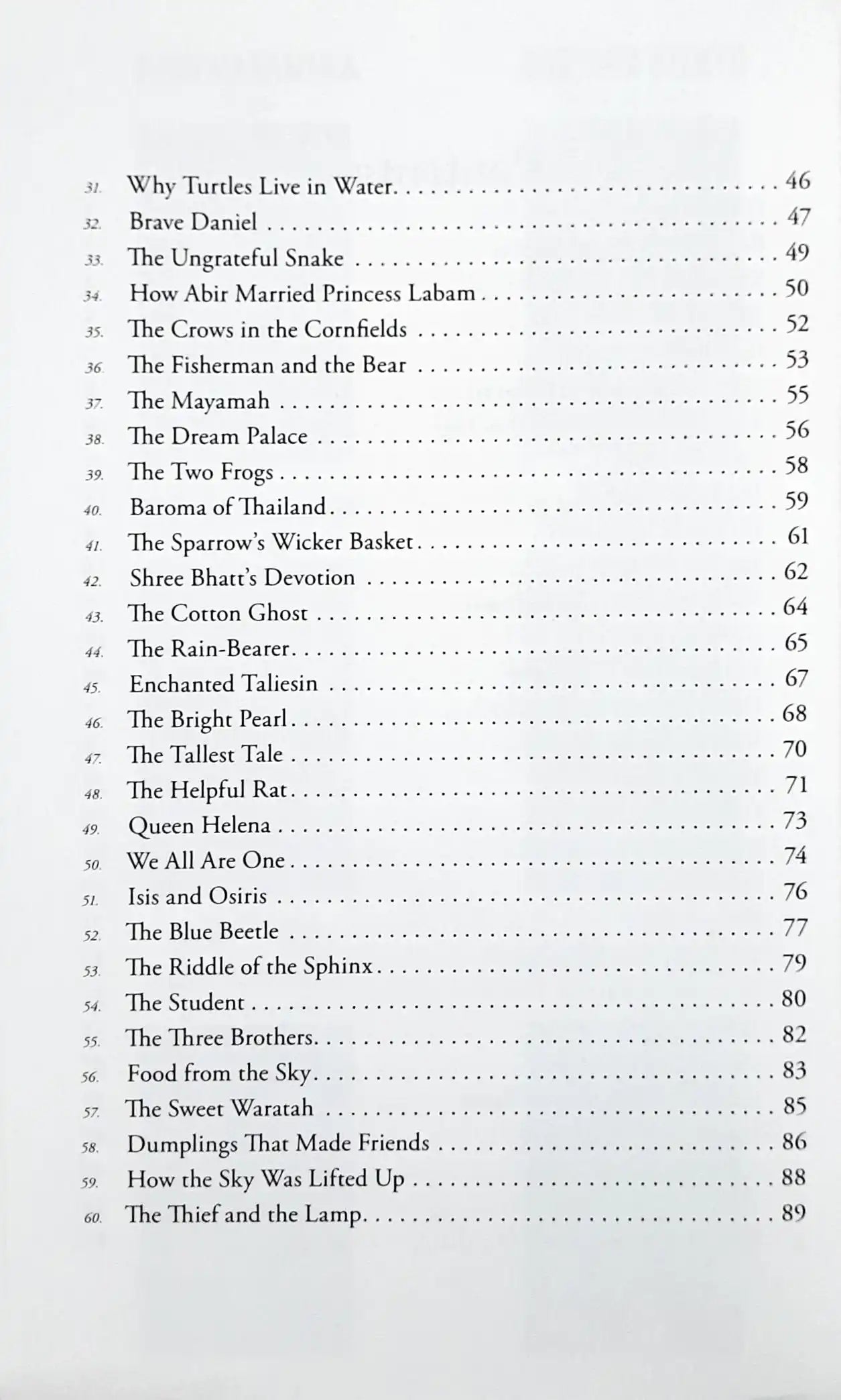 Timeless Fables : The Cat Goddess and Other Stories (60 Stories)