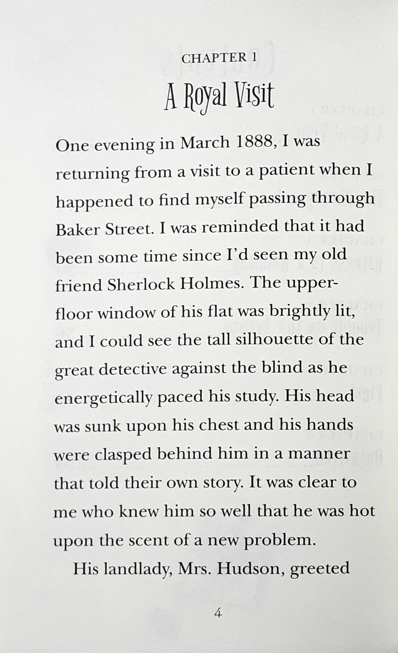 The Adventures of Sherlock Holmes #1 : A Scandal in Bohemia