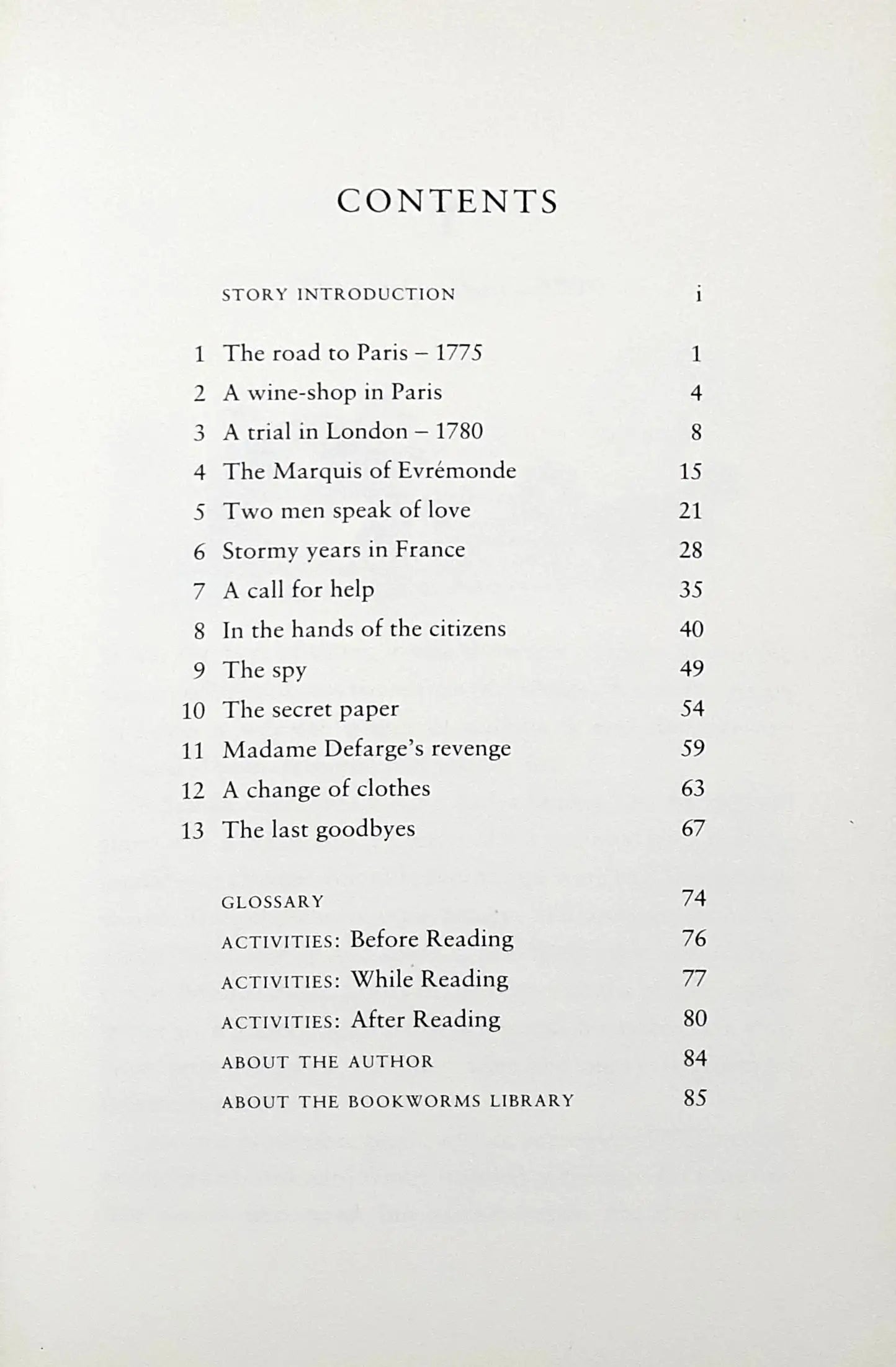 A Tale of Two Cities (P) | Stage 4