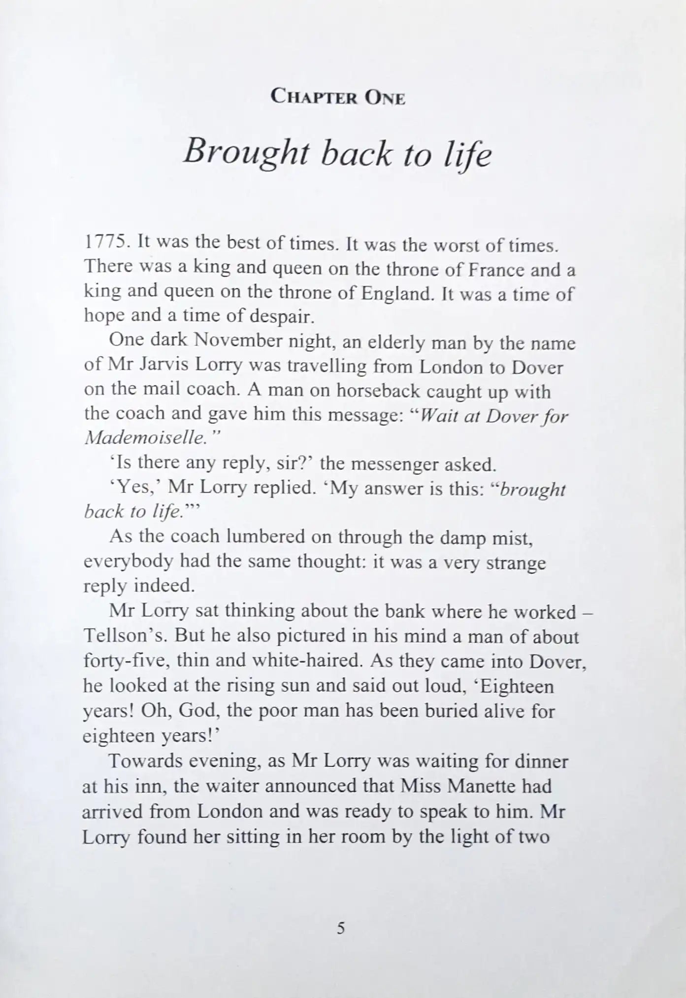 Essential Classics : A Tale Of Two Cities