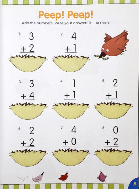 Addition Activities Grade 1 With Stickers – Books and You