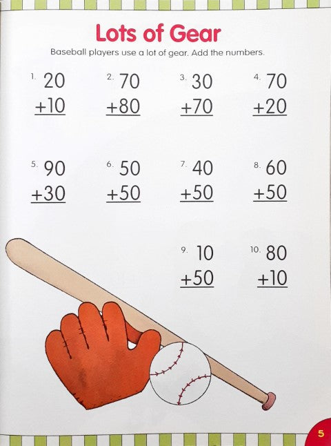 Addition Activities Grade 2 With Stickers – Books and You